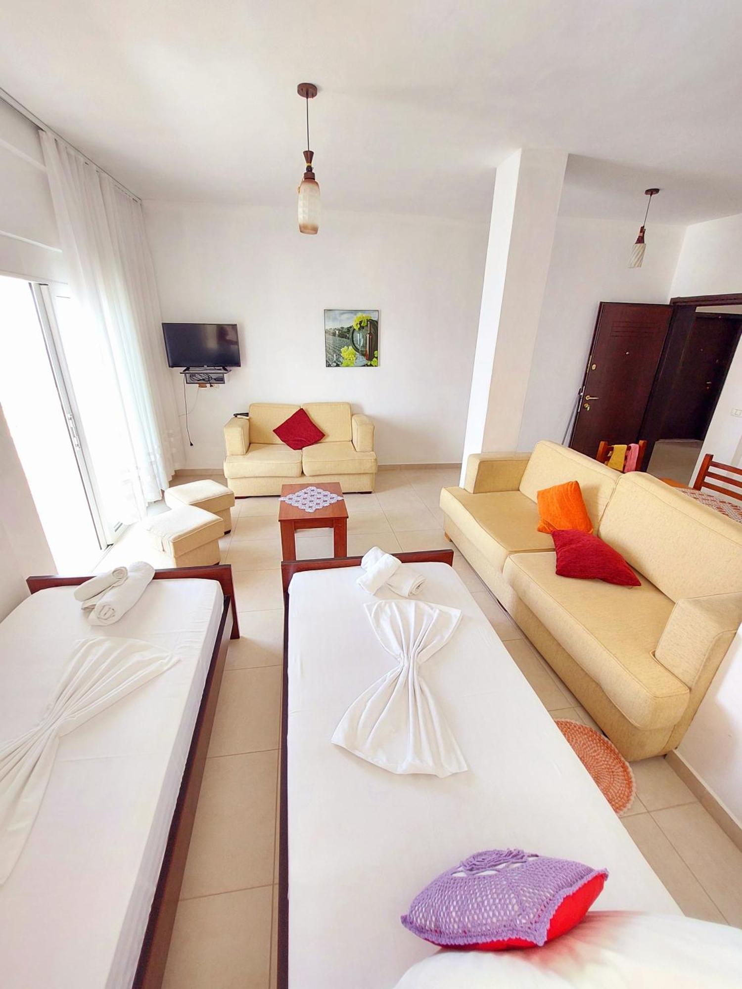 Makla Apartman Saranda Szoba fotó
